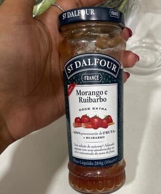 Doce St. Dalfour Morango e Ruibarbo