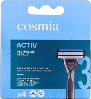 Recargas Cosmia Men Ativo 3 Lâminas