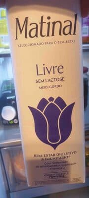 Bebida de Leite sem Lactose Matinal Livre
