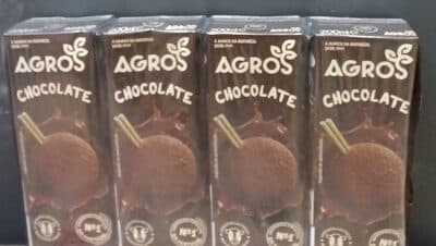 Leite Agros com Chocolate