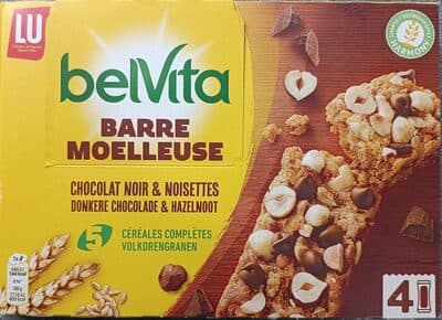 Barras belVita Chocolate e Avelãs