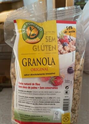 Granola Cem Porcento Original sem Glúten