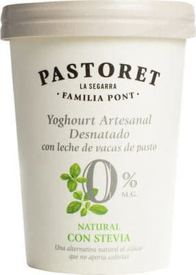 Iogurte Pastoret Natural 0% com Stevia