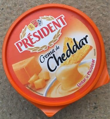 Queijo Creme de Cheddar President