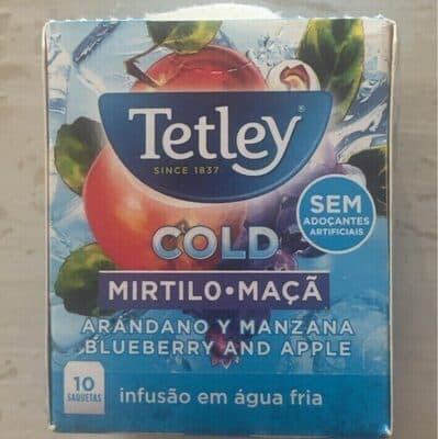 Infusão Tetley Frio Mirtilo Maçã