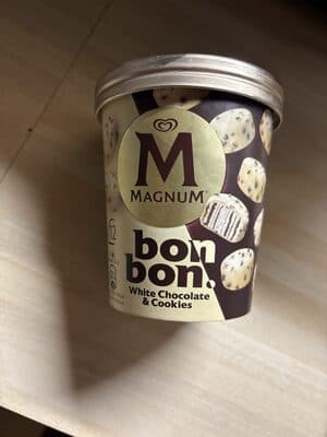 Gelado Magnum Bombons White Chocolate