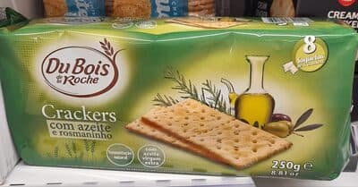 Bolacha Du Bois de la Roche Crackers com Azeite e Rosmaninho