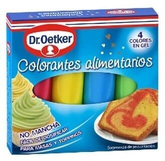 Corante Alimentar Dr. Oetker 4 Cores em Gel