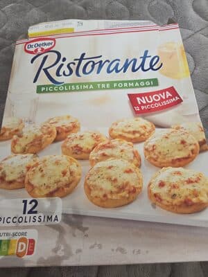 Mini Pizzas Ristorante Piccolissima Tres Queijos