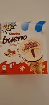 Cone Kinder Bueno White (4 un)