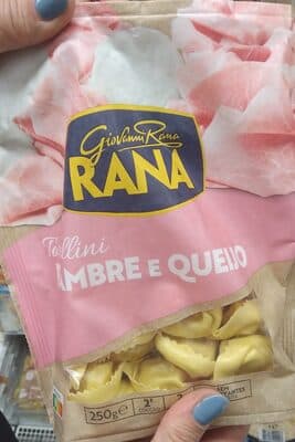 Tortellini de Fiambre e Queijo Rana