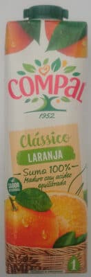 Sumo Compal 100% Laranja