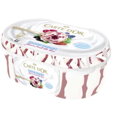 Gelado Carte d'Or Iogurte e Frutos Bosque