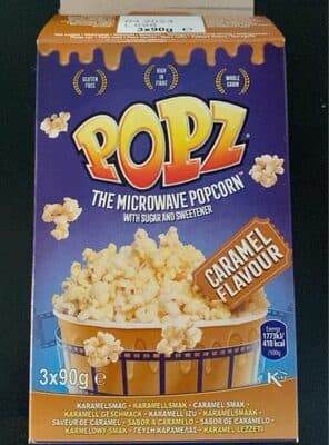 Pipocas Micro-Ondas Popz Caramelo