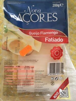 Queijo Flamengo Fatiado Nova Açores