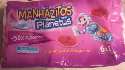 Bolo Manhazitos Planetus - 50% Açúcares