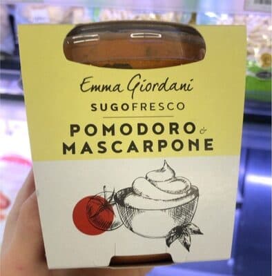Molho Emma Giordani Tomate Mascarpone