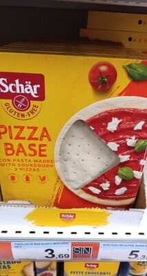 Bases Pizza Schar sem Glúten e sem Lactose