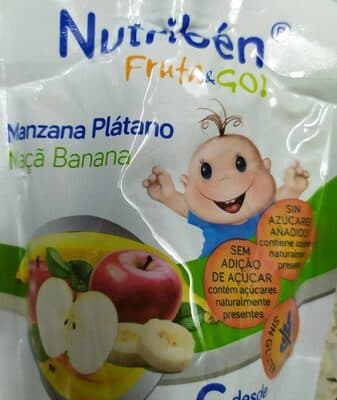 Saquetas Fruta&go Nutriben Maçã e Banana