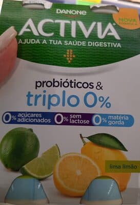 Bifidus Danone Activia Líquido Lima e Limão 0%
