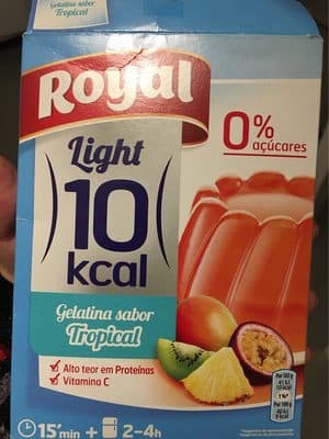Gelatina Royal Frutos Tropicais Light 10 Kcal
