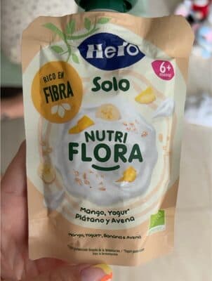 Saqueta Fruta Hero Solo BIO Nutriflora Manga Iogurte Aveia e Banana
