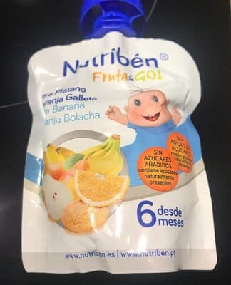 Saquetas Fruta&go Nutriben Perabananalaranjabolach