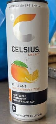 Bebida Energética Celsius Manga Limão