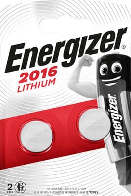 Pilha Litio CR 2016 Pack