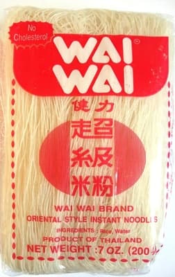 Massa Wai Wai de Arroz Fino