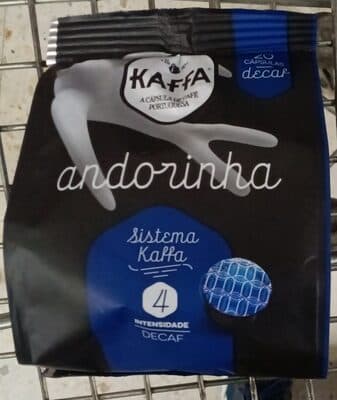 Cápsulas Kaffa Descafeinado Andorinha SK Intensidade 4