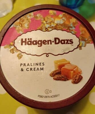 Gelado Häagen-Dazs Baunilha Praline