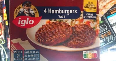Hamburgueres Iglo Vaca sem Glúten