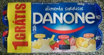 Iogurte Danone Aroma Morango Banana e Tutti Frutti