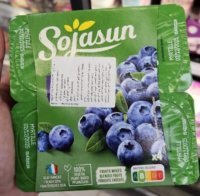 Sojagurte Sojasun Mirtilo