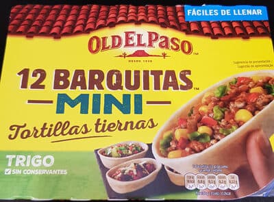 Mini Barquitas Old El Paso Mexicanas Trigo