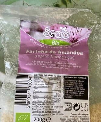 Farinha Seara de Amêndoa BIO