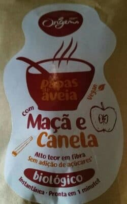 Papas de Aveia Origens Bio Maçã e Canela