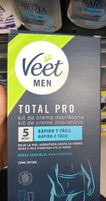 Creme Depilatório Veet Men Zon Íntima 100 ml +bálsamo