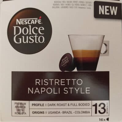 Cápsulas Dolce Gusto Café Ristretto Napoli