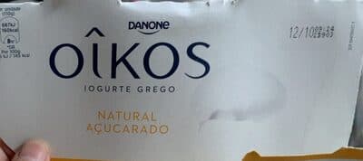Iogurte Oikos Danone Grego Natural Açúcarado