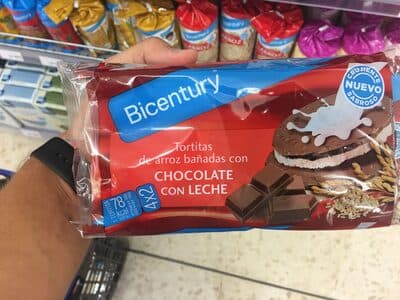 Tortitas Bicentury Chocolate de Leite
