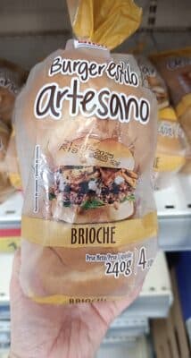 Pão Hambúrguer Bimbo Artesencia Rústico