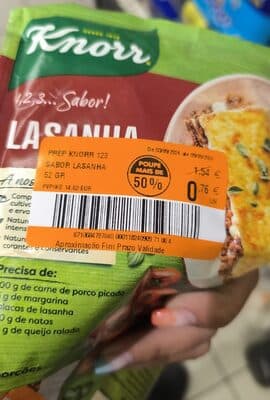 Temperos Knorr 123 Lasanha
