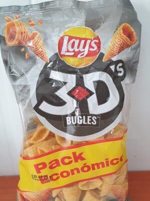 Snacks Base Milho Lay's 3D