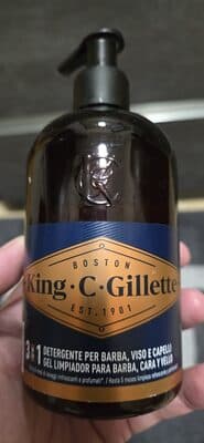 Gel de Limpeza Barba e Rosto King C. Gillette