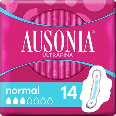 Pensos Higiénicos Ultrafina Normal com Abas Ausonia