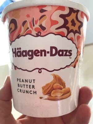 Gelado Häagen-Dazs Peanut Butter Crunch
