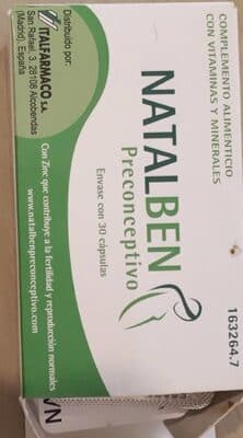 Suplemento Natalben Preconceptivo