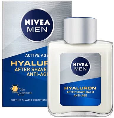 After Shave Bálsamo Hyaluron Active Age Nivea Men